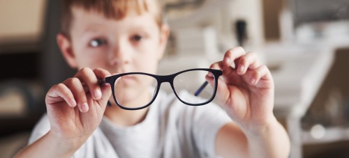BOY WITH GLASSES