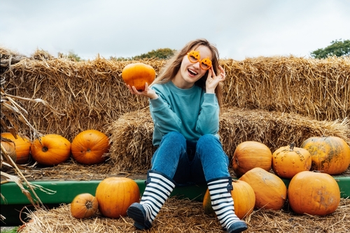 girl with glasses