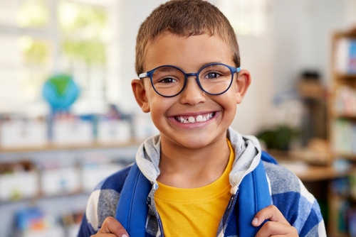 boy with glasses